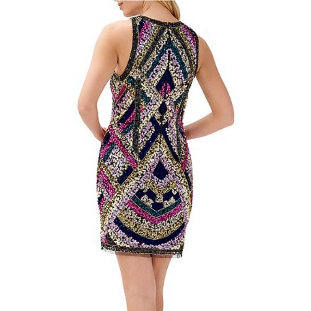 Aidan Mattox Beaded Cocktail Dress - Picture 2 of 5